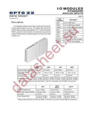 AD6 datasheet  